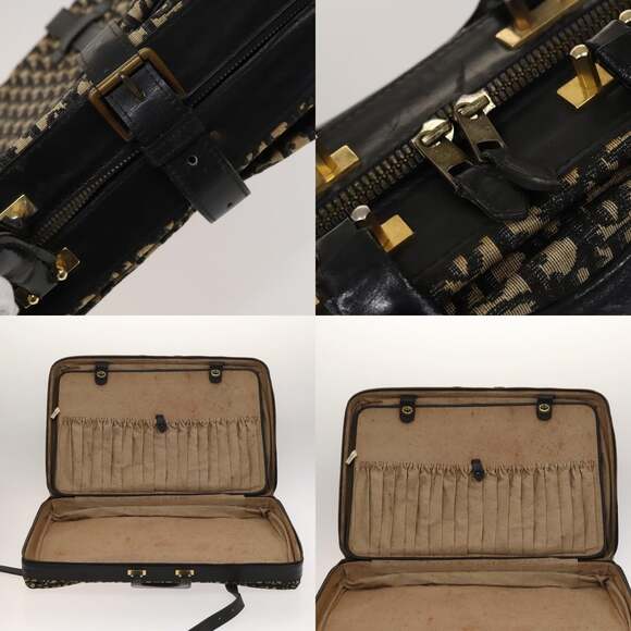 DIOR Trotter Canvas Trunk Navy Gold - Picture 11 of 12